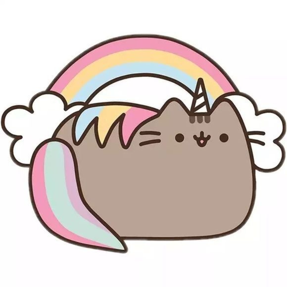 *50% OFF! Caticorn Rainbow pin unicorn cat enamel pastel kawaii - Picture 3 of 3